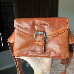 Spike and Sparrow Brown Leather Belt Bag